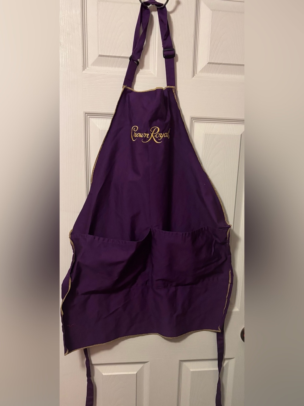 Crown Royal Purple Embroidered Apron